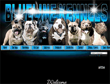 Tablet Screenshot of bluelinekennels.us